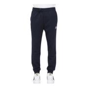 Blauwe Heren Sportbroek Regular Fit Adidas , Blue , Heren