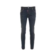 Blauwe Skater Jeans Aw24 Dsquared2 , Blue , Heren