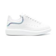 Witte Iridescent Chunky Sole Sneakers Alexander McQueen , White , Here...