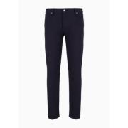 Stretch katoen 5-pocket broek Emporio Armani , Blue , Heren