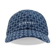 Monogram-Jacquard Cap Givenchy , Blue , Heren