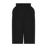 Zwarte Wollen Hoge Taille Shorts Givenchy , Black , Dames