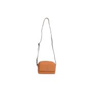 Compacte Faux Leren Handtas Calvin Klein Jeans , Orange , Dames