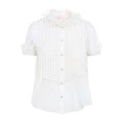 Oude Ivoorhemd voor Mannen Valentino , White , Dames