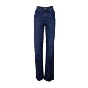 Stijlvolle Wide Jeans voor Mannen Dondup , Blue , Dames