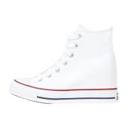 Hoge-top Wig Platform Sneakers Converse , White , Dames