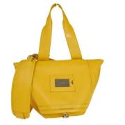 Pre-owned Leather shoulder-bags Balenciaga Vintage , Yellow , Dames