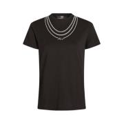 T-shirt met korte mouwen Karl Lagerfeld , Black , Dames