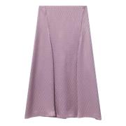 Lange Rok met Uniek Ontwerp Fendi , Purple , Dames