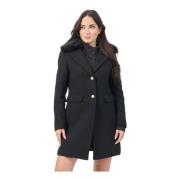 Zwarte Winterjas YES ZEE , Black , Dames