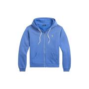 Hoodie met rits Polo Ralph Lauren , Blue , Dames