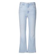 Ankle Fray Jeans in Lichtblauw Mother , Blue , Dames