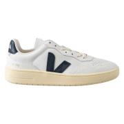 Retro Leren Sneakers Veja , White , Heren