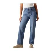 Slim Straight Layla Jeans in Blauw Tommy Jeans , Blue , Dames