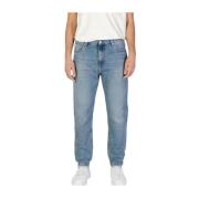 Katoenmix Jeans & Broeken Calvin Klein Jeans , Blue , Heren