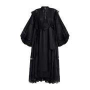 Zwarte jurk met pofmouwen Zimmermann , Black , Dames