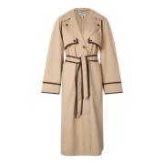 Trenchcoat met grote knoopsluitingen Baum und Pferdgarten , Brown , Da...