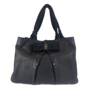 Pre-owned Leather handbags Salvatore Ferragamo Pre-owned , Black , Dam...