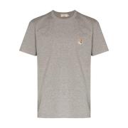 Maison Kitsune T-shirts and Polos Grey Maison Kitsuné , Gray , Heren