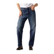 Donkerblauwe Tapered Jeans 1988 Diesel , Blue , Dames