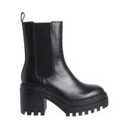 Zwarte Chunky Heeled Chelsea Enkellaarzen Calvin Klein Jeans , Black ,...