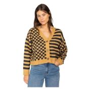 Check Ya Sweater Billabong , Brown , Dames