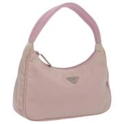 Pre-owned Leather handbags Prada Vintage , Pink , Dames