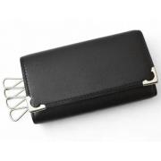 Pre-owned Leather key-holders Cartier Vintage , Black , Dames