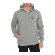 Hoodie met klauwprint Plein Sport , Gray , Heren