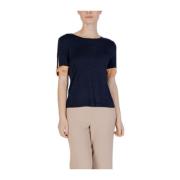 Blauwe Viscose Top & T-Shirt Collectie Alviero Martini 1a Classe , Blu...