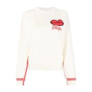 Casual Witte Wollen Trui Sonia Rykiel , White , Dames