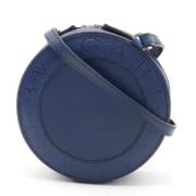 Pre-owned Leather crossbody-bags Bvlgari Vintage , Blue , Dames