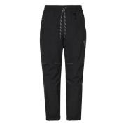 Sportieve Zwarte Broek met Koord Moncler , Black , Heren