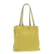 Pre-owned Nylon prada-bags Prada Vintage , Yellow , Dames