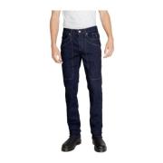 Stretch Katoenmix Jeans & Broeken Jeckerson , Blue , Heren