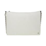 Polyester handtas met polyurethaandetails Calvin Klein , Beige , Dames