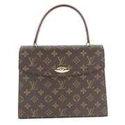 Pre-owned Canvas handbags Louis Vuitton Vintage , Brown , Dames