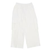 Dans Fleece Broek met Zak Nike , White , Dames