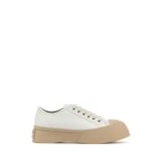 Witte Leren Sneakers Marni , White , Heren