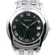 Pre-owned Metal watches Gucci Vintage , Black , Dames