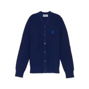 Klassieke Cardigan Patch Navy Études , Blue , Heren