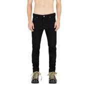 Zwarte Herenjeans Trendy Stijl Dsquared2 , Black , Heren