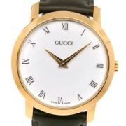 Pre-owned Metal watches Gucci Vintage , White , Dames