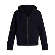 Gebreide hoodie truien voor mannen Etro , Blue , Heren