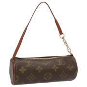 Pre-owned Canvas pouches Louis Vuitton Vintage , Brown , Dames