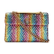 Regenboogkristal Adelaarskop Leren Tas Kurt Geiger , Multicolor , Dame...