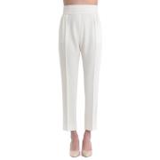 Damesbroek voor Stijlvolle Outfits Max Mara , White , Dames