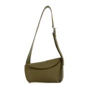 Groene leren Crossbody tas Alexander McQueen , Green , Heren