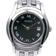 Pre-owned Metal watches Gucci Vintage , Black , Dames