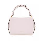 Crème Leren Tas Coccinelle , Beige , Dames